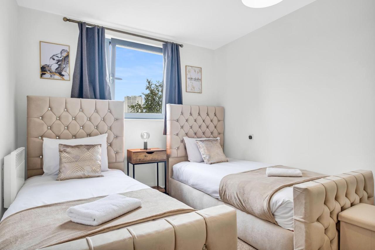 Stylish 4Th Floor 2 Bedroom En Suite City Centre Apartment With Parking By Azura Nights Birmingham Exterior foto